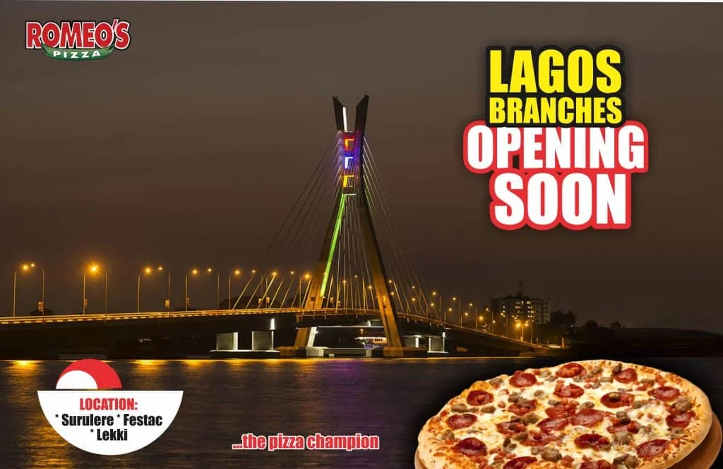 Romeo Pizza Bert in Lagos - Pizza Online Delivery Shop Near Me