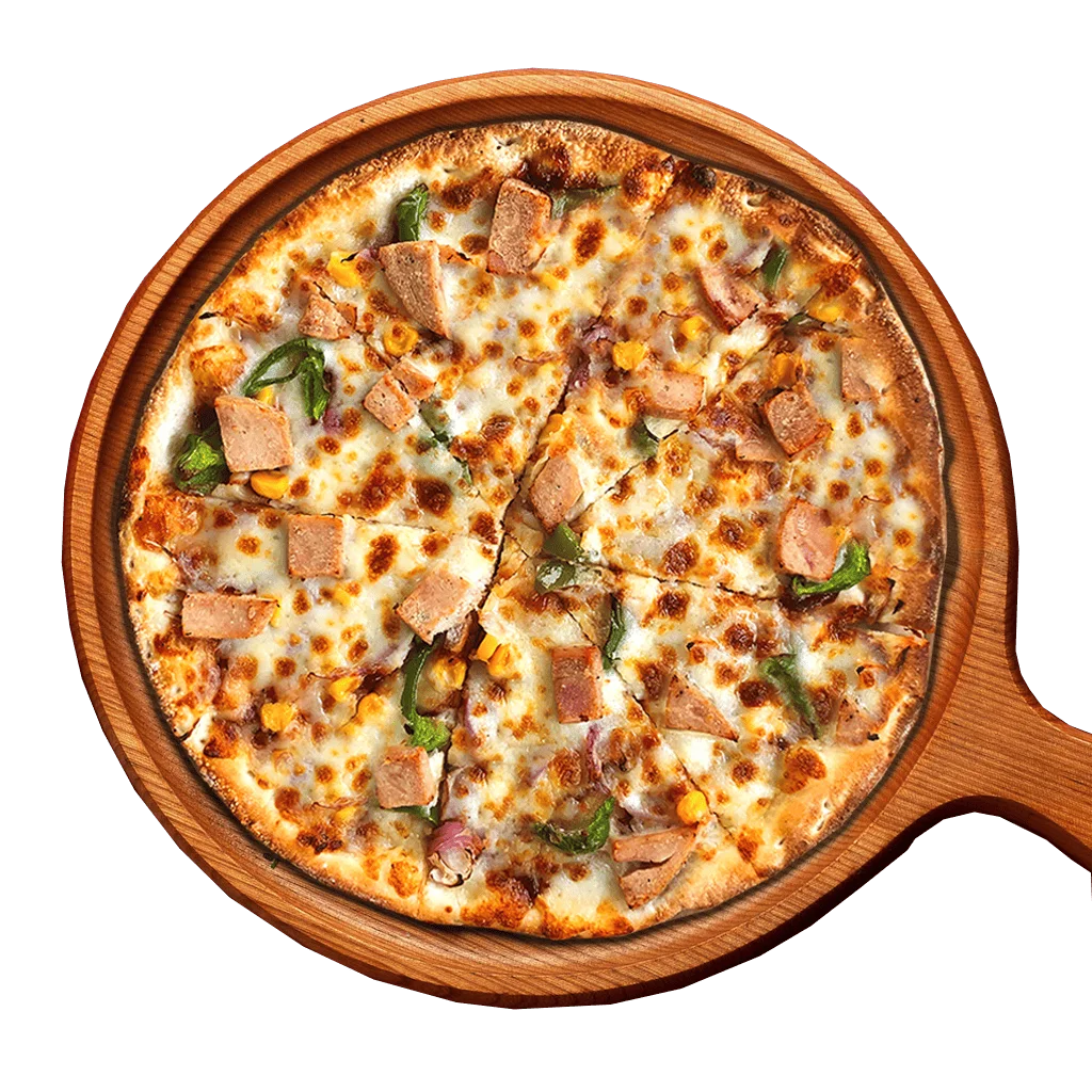Romeo's Chicken Supreme Pizza with diced chicken and green peppers - Order online in Nigeria