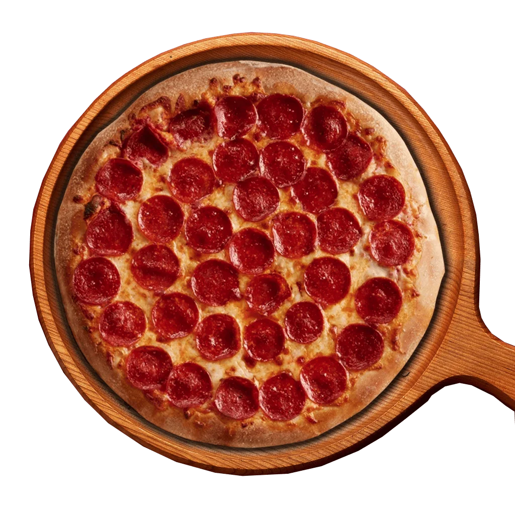 Romeo's Pepperoni Pizza with mozzarella cheese - Order pizza delivery in Lagos and Abuja